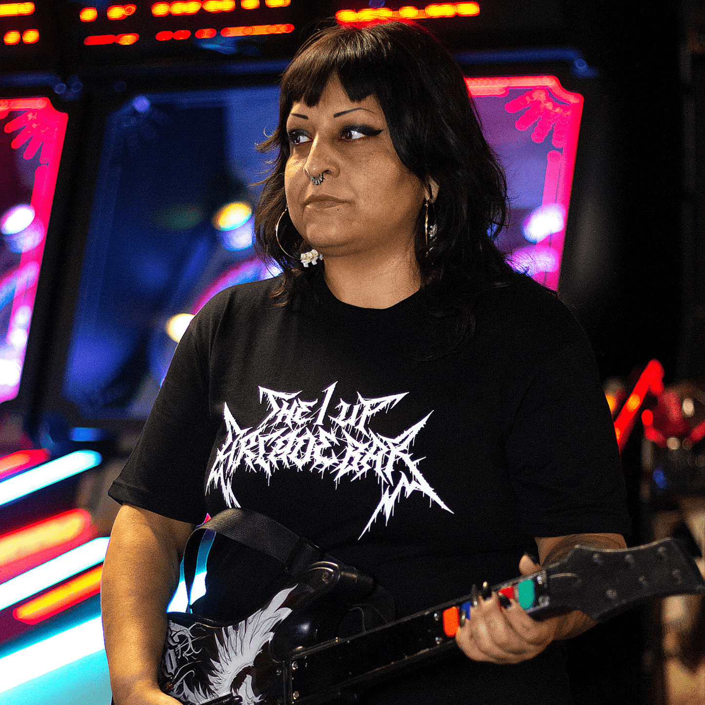 Metal Maniacs 1up tee