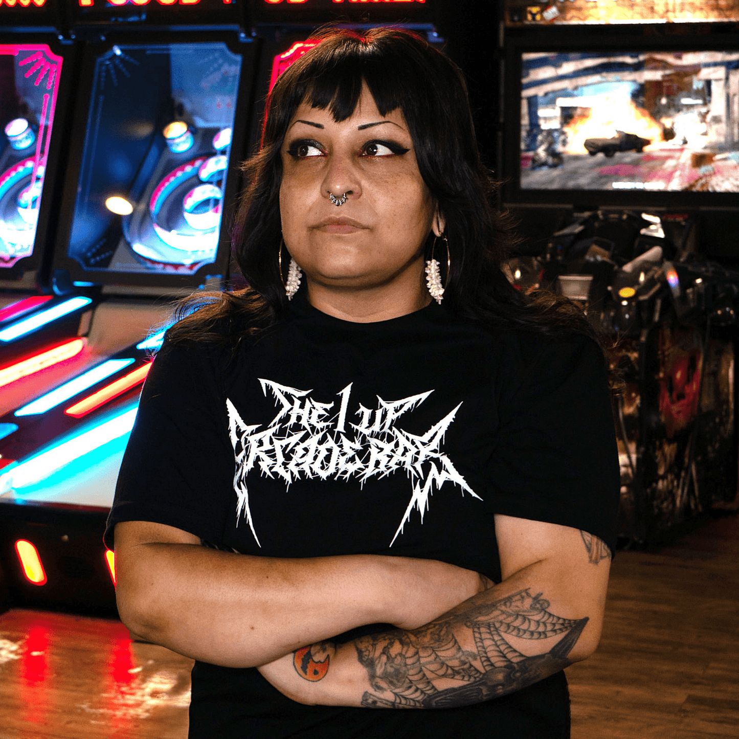Metal Maniacs 1up tee